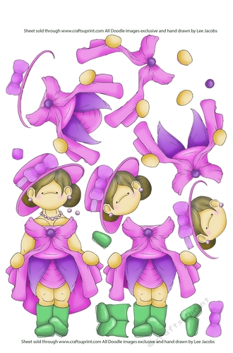 Glamorous Wellie Doodles