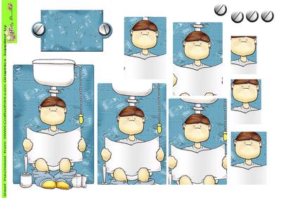 Toilet Boy Doodles Pyramage