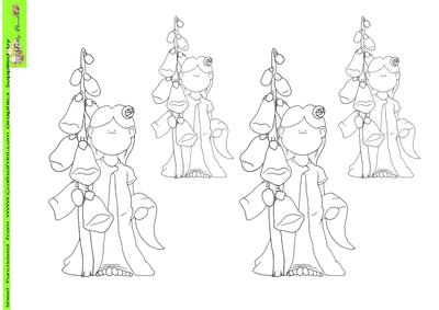 Foxglove Doodles Digi Stamp