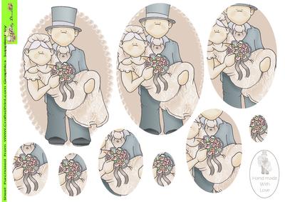 Just Married Doodles Pyramage