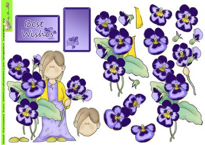 Pansy Doodles Step by Step