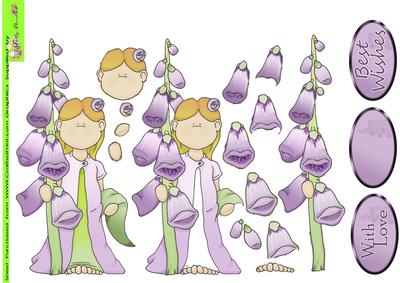 Foxglove Doodles Step by Step