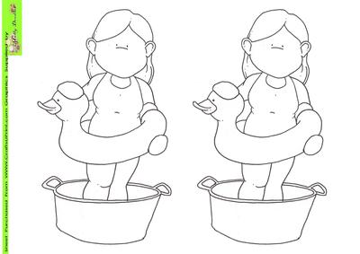 Paddling Doodles Digital Stamp