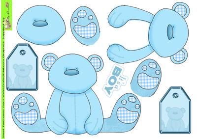 Its a Boy Teddy Doodles