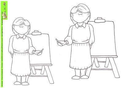 Teacher Doodles Digital Stamp