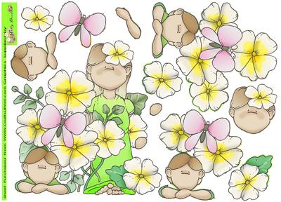 Poached Egg Flower Doodles