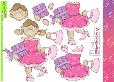 Birthday Girl Doodles