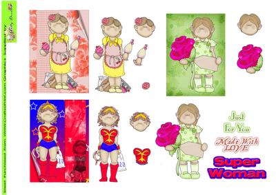 Girly Doodles Atc's