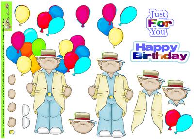 Balloon Seller Doodles