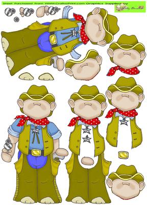 Cowboy Yee-aah Doodles