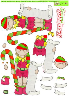 Santas Helper Doodles