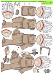 Red Indian Doodles