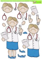 Female Doctor Doodles