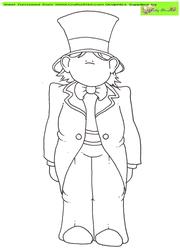 Ring Master Doodles Digital Stamp