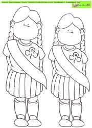 Brownie Doodles Digital Stamp