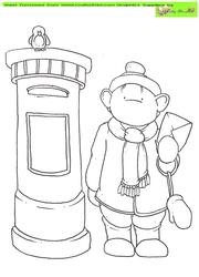 Post Box Doodles Digital Stamp