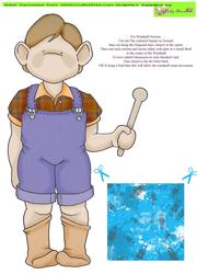 Windmill Boy Doodles Large Image
