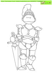 Knight Doodles Digital Stamp