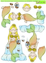Mermaid Pearl Doodles