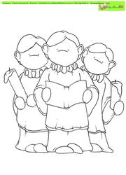 Choir Doodles Digital Stamp
