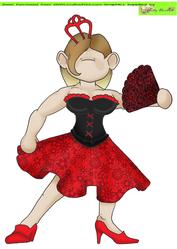 Flamenco Doodles Large Image