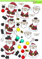Stacking Santa Doodles