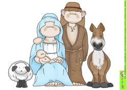 Nativity Doodles Large Image