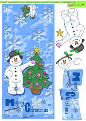 Frosty Doodles Over the Edge Card