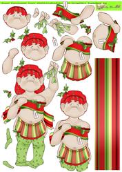 Cheeky Mrs Claus Doodles