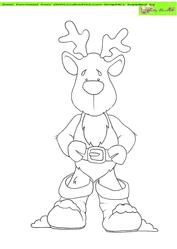Santas Boots Doodles Digital Stamp