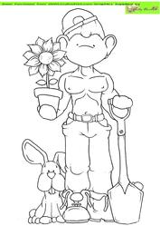 Handy Man Doodles Digital Stamp