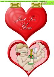 In Your Heart Doodles Folded Heart