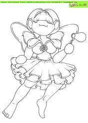 Bubble Fairy Doodles Digital Stamp