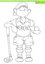 Hole in One Doodles Digital Stamp