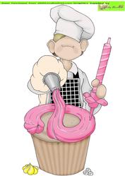 Freshly Baked Doodles Large Image Pink Iced