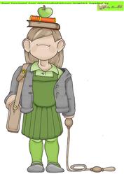 Off to School Doodles Large Image