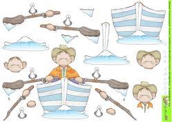 Hill Billy Boating Doodles