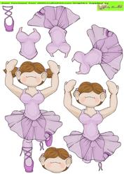 Pink Ballet Doodles