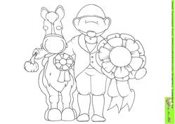 Rosette Doodles Digital Stamp