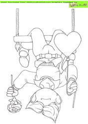 Upside Down Doodles Digital Stamp
