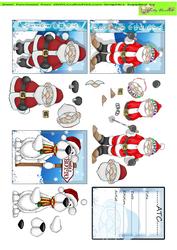 Festive Doodles Atc's