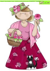 Flower Seller Doodles Large Image