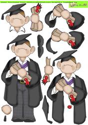 Graduation Doodles (male)