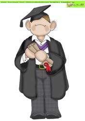 Graduation Doodles (male) Large Image