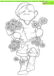 Hand Picked for You Doodles Digital Stamp