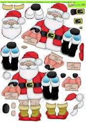 High Heel Santa Doodles