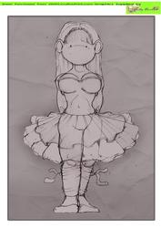 Dancer Sketch Doodles Large Image