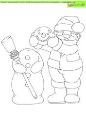 Snowmans Head Doodles Digital Stamp