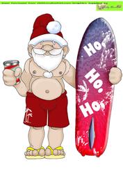 Surfs-up Santa Large Image