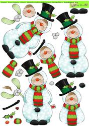 Snowman Suit Doodles